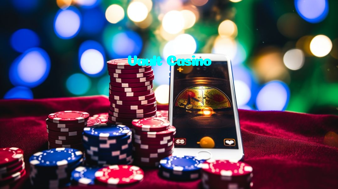 Vault Casino casino presented on mobile device in Pakistan with slots and live games